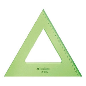 imagen Escuadra metacrilato Faber-Castell 28cm.