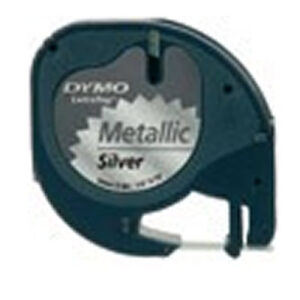 Cinta Dymo Letratag Metálica