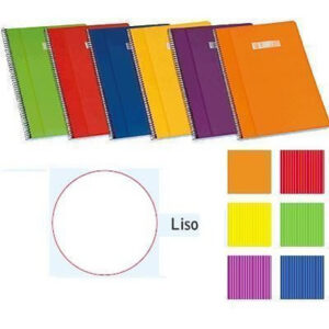 Block folio liso 80h. ENRI tapa cartón blanda