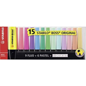Set de Mesa Stabilo Boss 15 colores