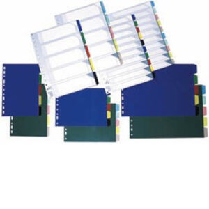 Separadores PVC 1/4 5 colores